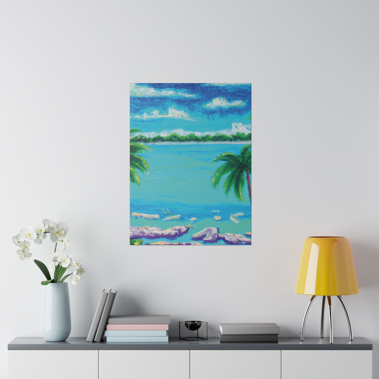 9293Y - Bahamas Ocean Painting Print | Bahamas | Ocean | Beach | Poster | Home Decor | Wall Art | Canvas