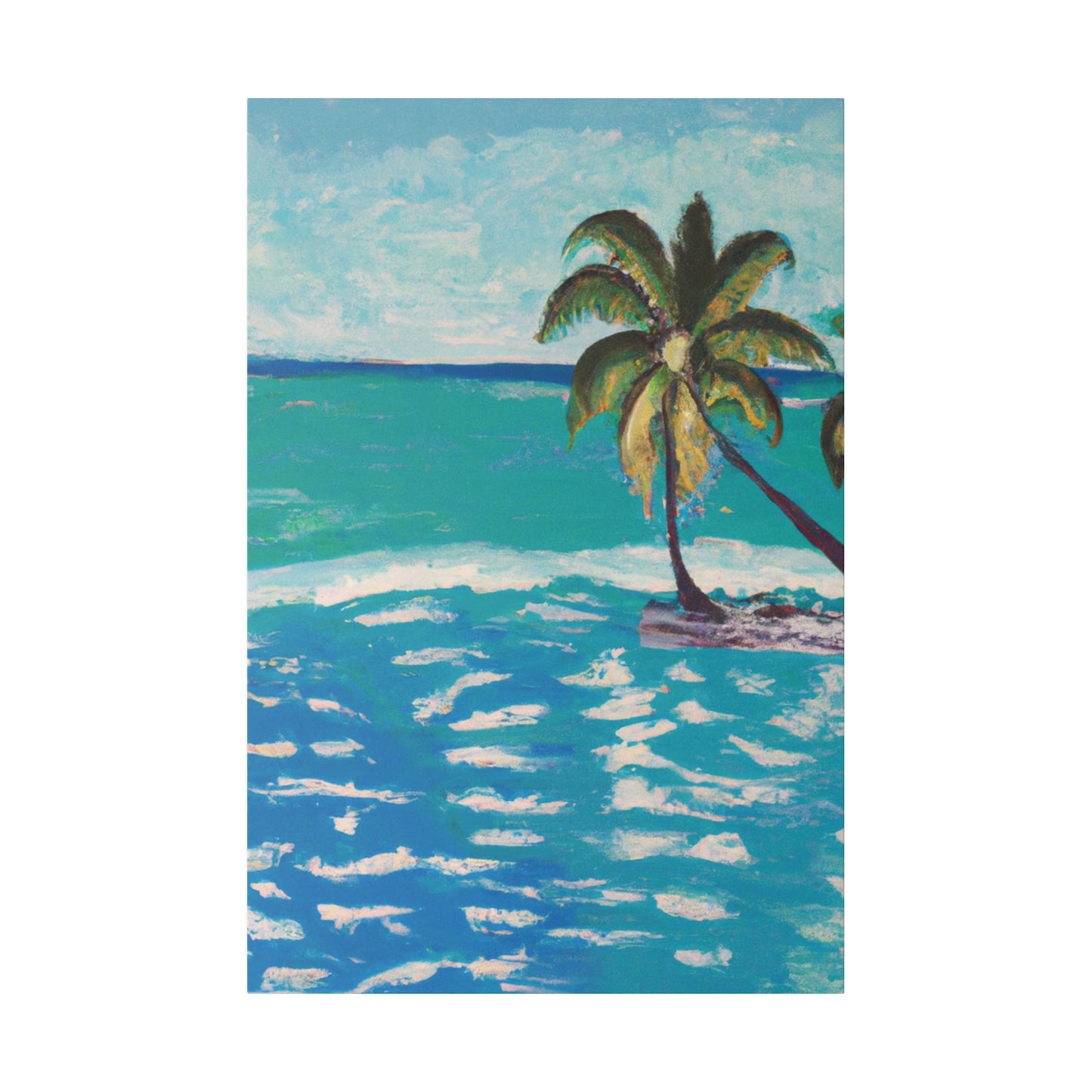 4081V - Bahamas Ocean Painting Print | Bahamas | Ocean | Beach | Poster | Home Decor | Wall Art | Canvas