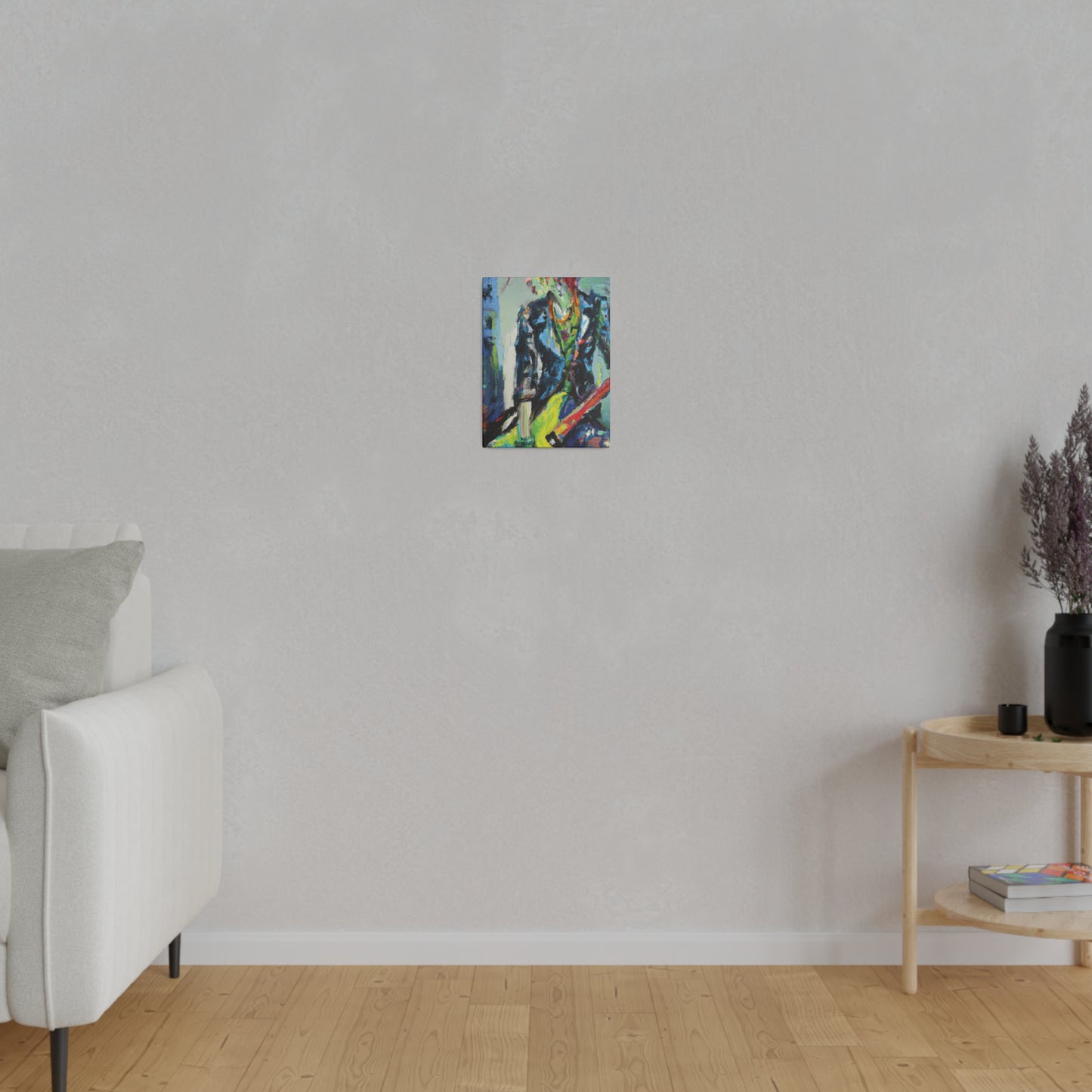 5111Y - Rockstar Oil Painting Style Print | Poster | Home Decor | Wall Art | Music Art | Canvas