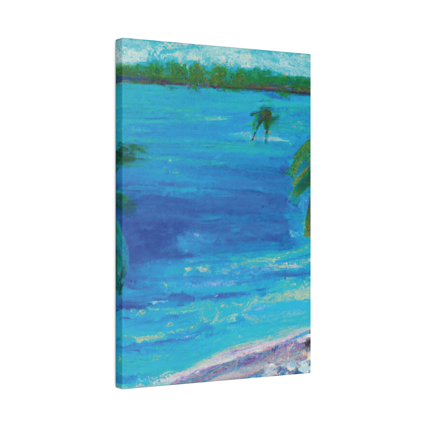 5105Q - Bahamas Ocean Painting Print | Bahamas | Ocean | Beach | Poster | Home Decor | Wall Art | Canvas