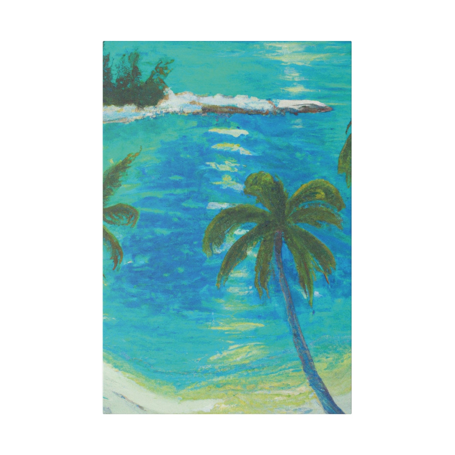 4512F - Bahamas Ocean Painting Print | Bahamas | Ocean | Beach | Poster | Home Decor | Wall Art | Canvas