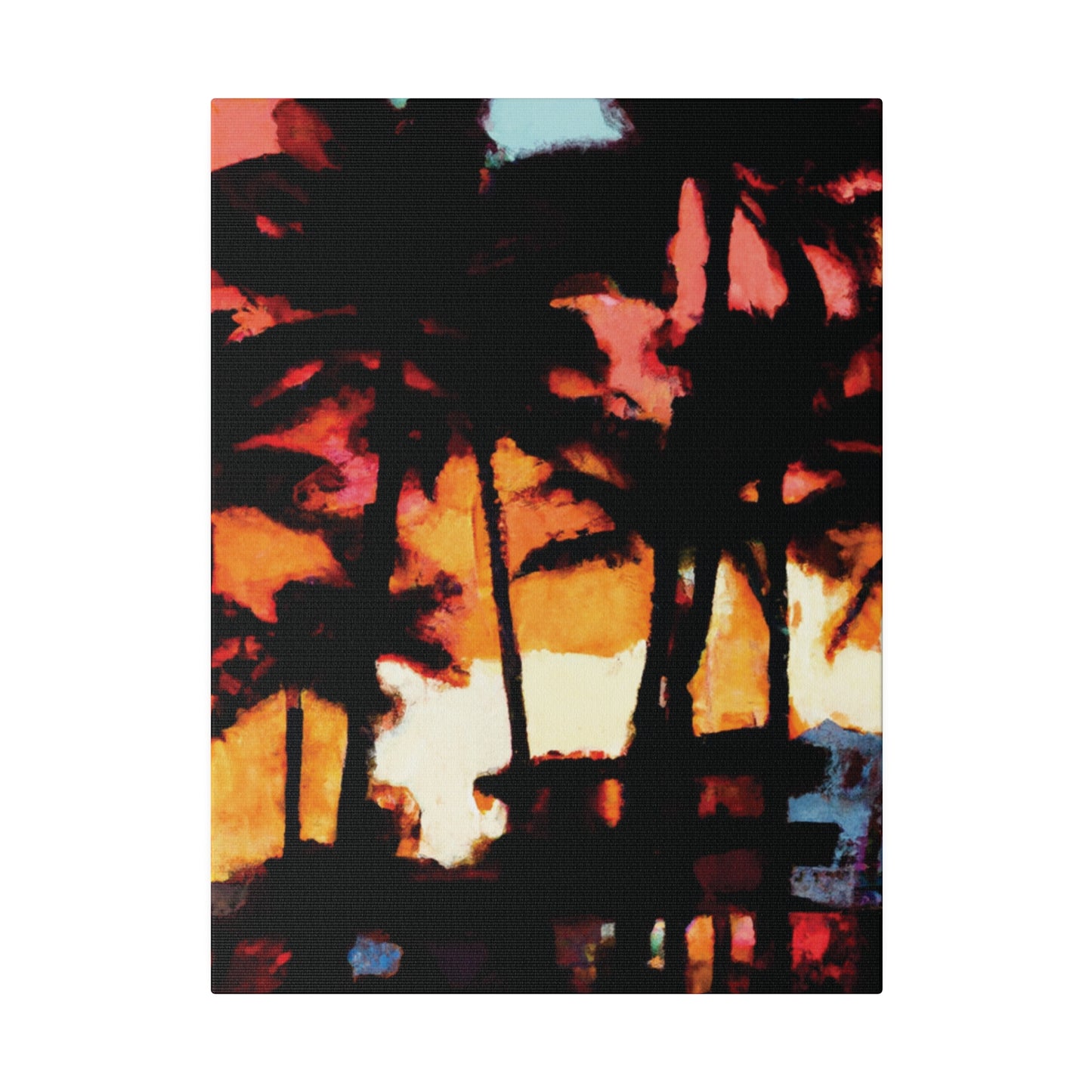 8498K - Miami Beach Sunset Painting Print | Miami | Beach | Sunset | Poster | Home Decor | Wall Art | Canvas