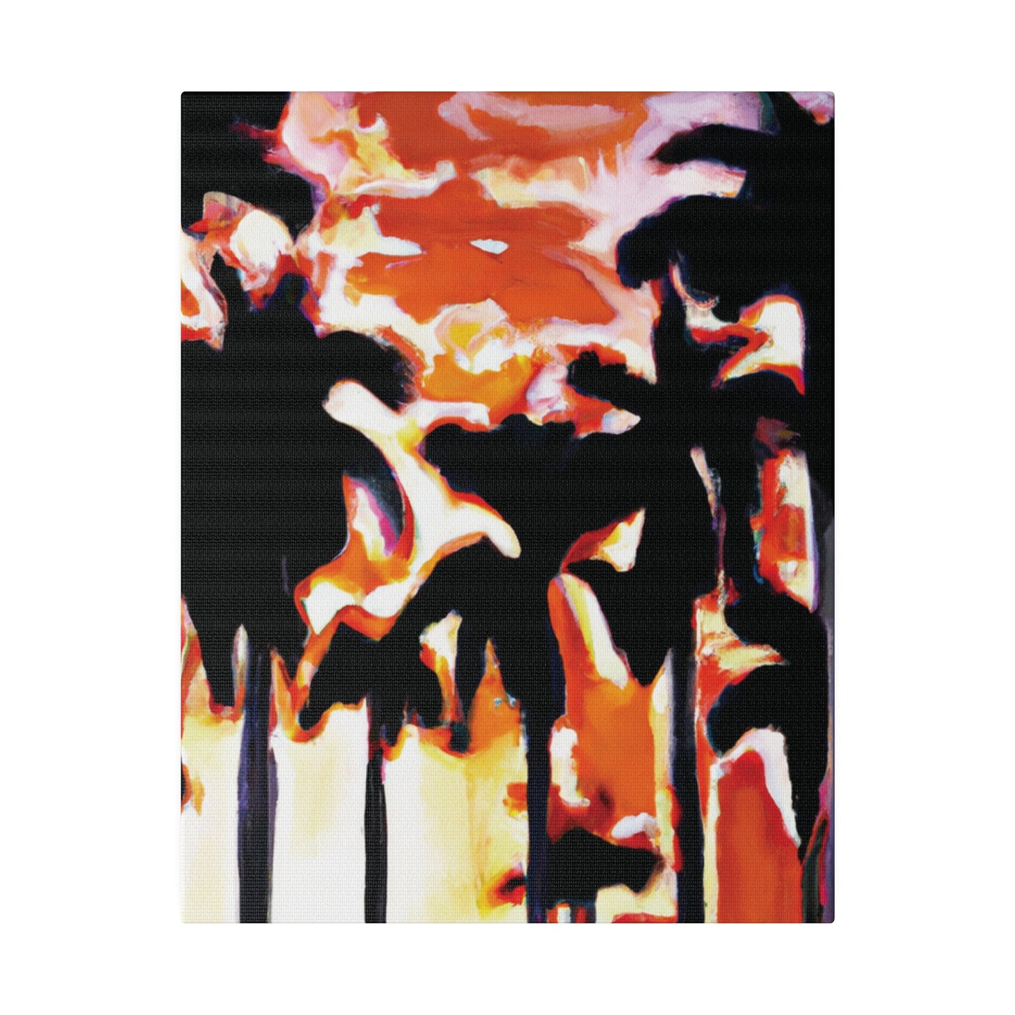 9274N - Miami Beach Sunset Painting Print | Miami | Beach | Sunset | Poster | Home Decor | Wall Art | Canvas