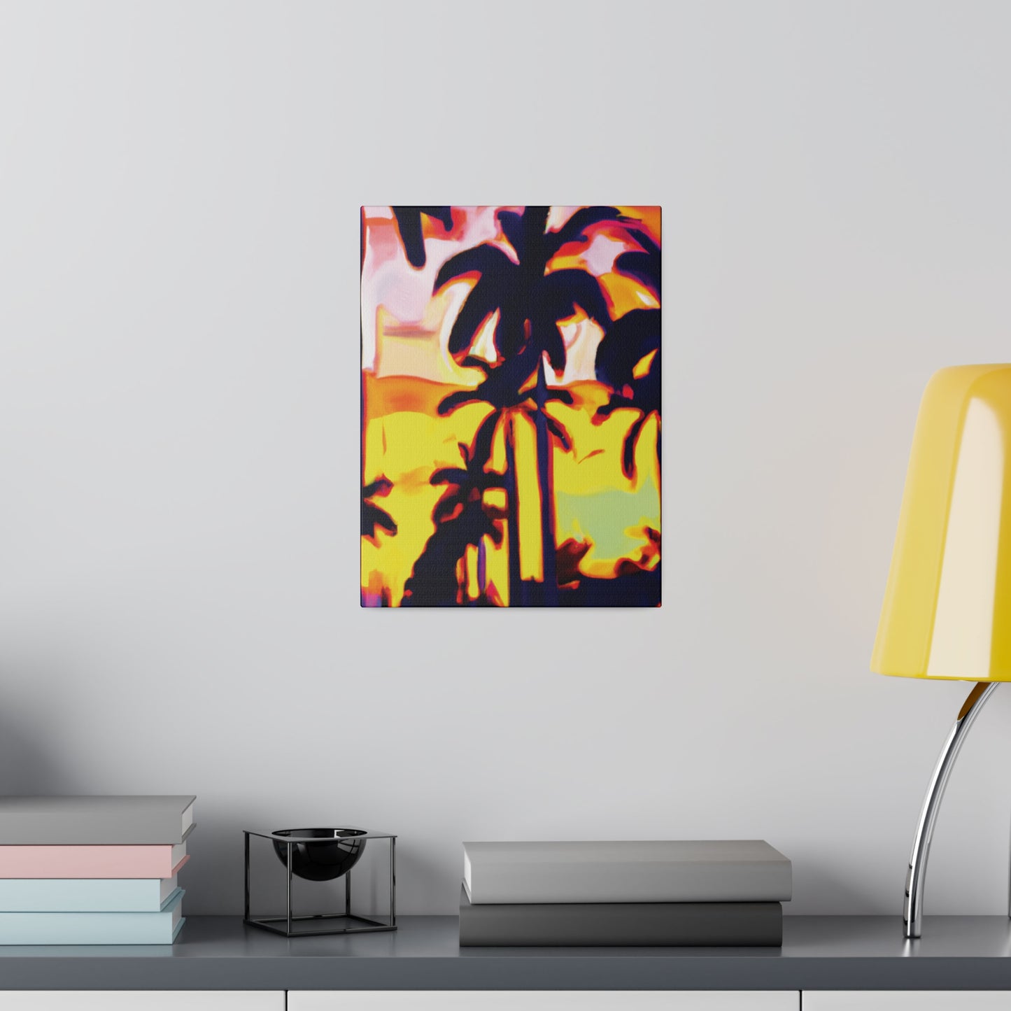 8254X - Miami Beach Sunset Painting Print | Miami | Beach | Sunset | Poster | Home Decor | Wall Art | Canvas