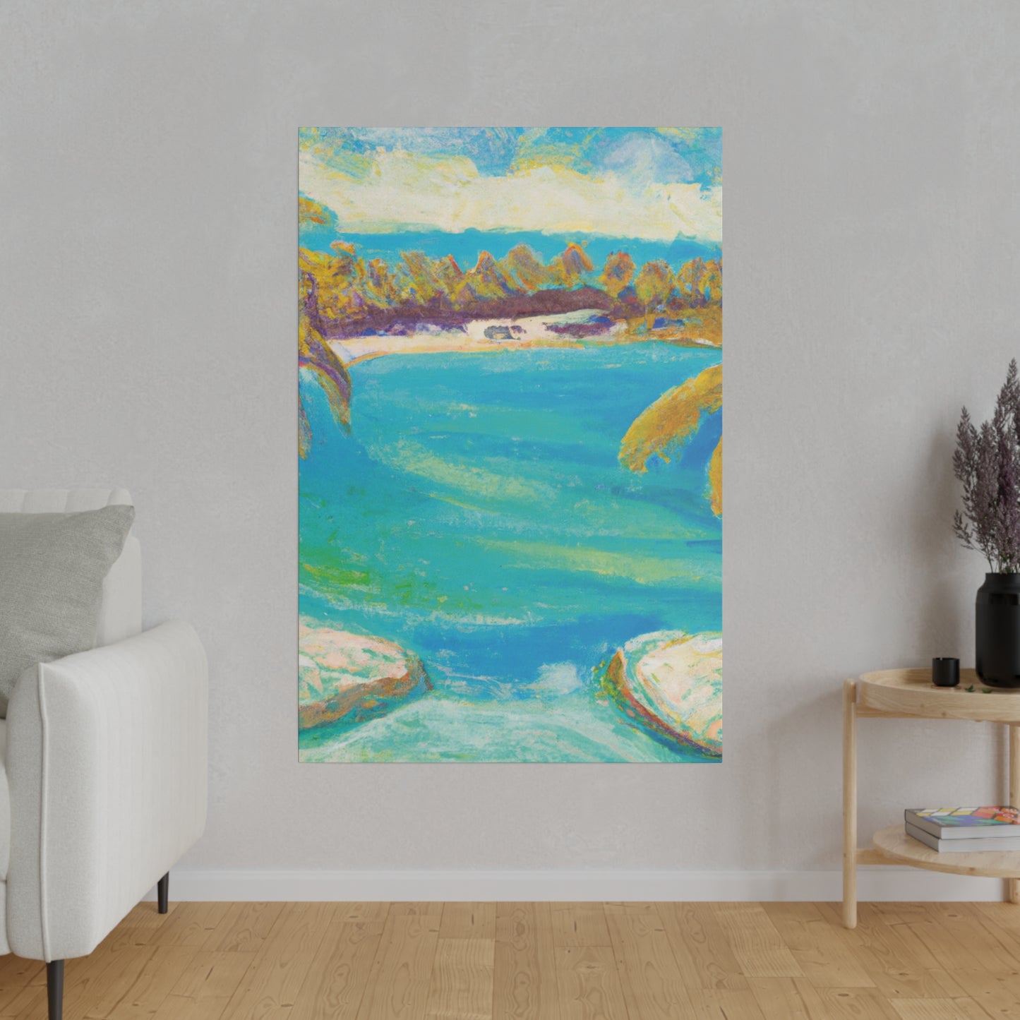 5706H - Bahamas Ocean Painting Print | Bahamas | Ocean | Beach | Poster | Home Decor | Wall Art | Canvas
