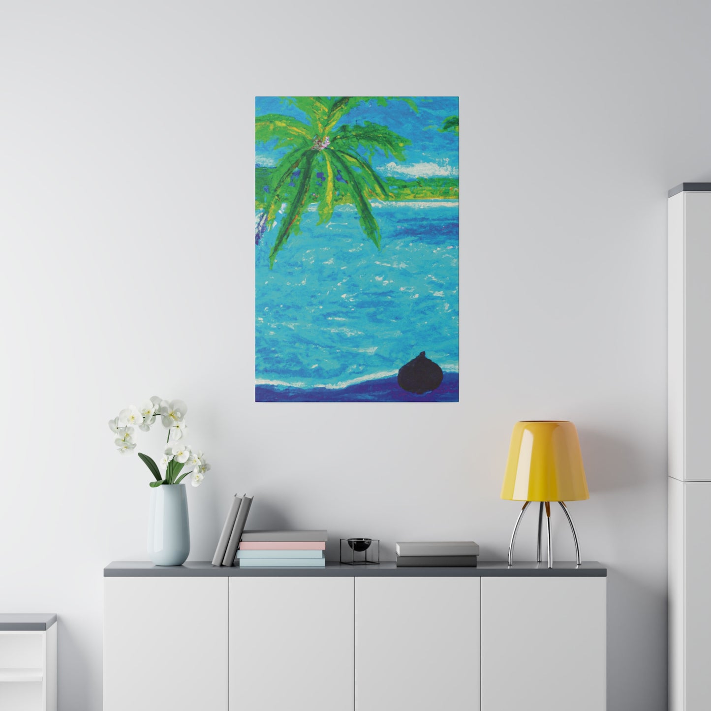 7355H - Bahamas Ocean Painting Print | Bahamas | Ocean | Beach | Poster | Home Decor | Wall Art | Canvas
