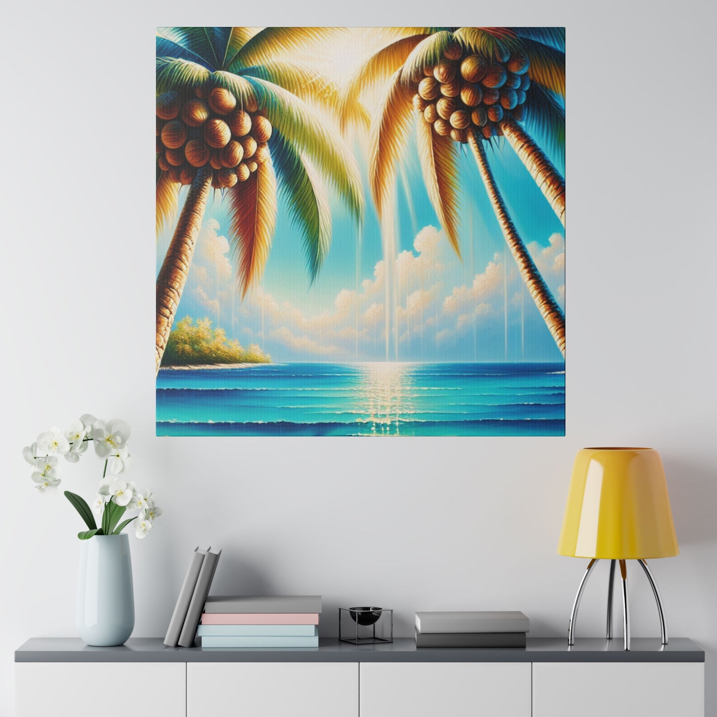 3627F - Bahamas Ocean Painting Print | Bahamas | Ocean | Beach | Poster | Home Decor | Wall Art | Canvas