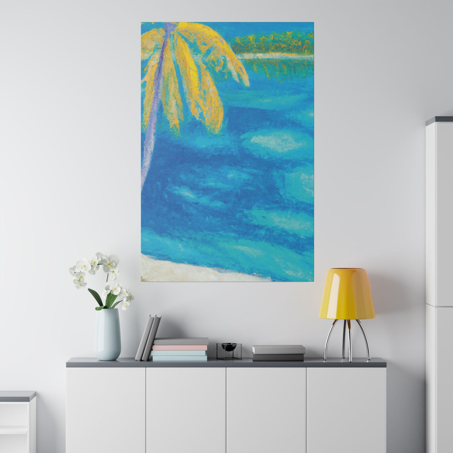 5874A - Bahamas Ocean Painting Print | Bahamas | Ocean | Beach | Poster | Home Decor | Wall Art | Canvas