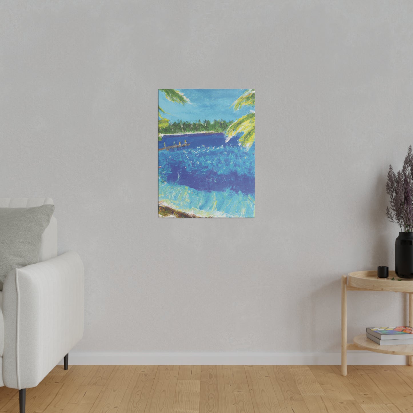 9673H - Bahamas Ocean Painting Print | Bahamas | Ocean | Beach | Poster | Home Decor | Wall Art | Canvas