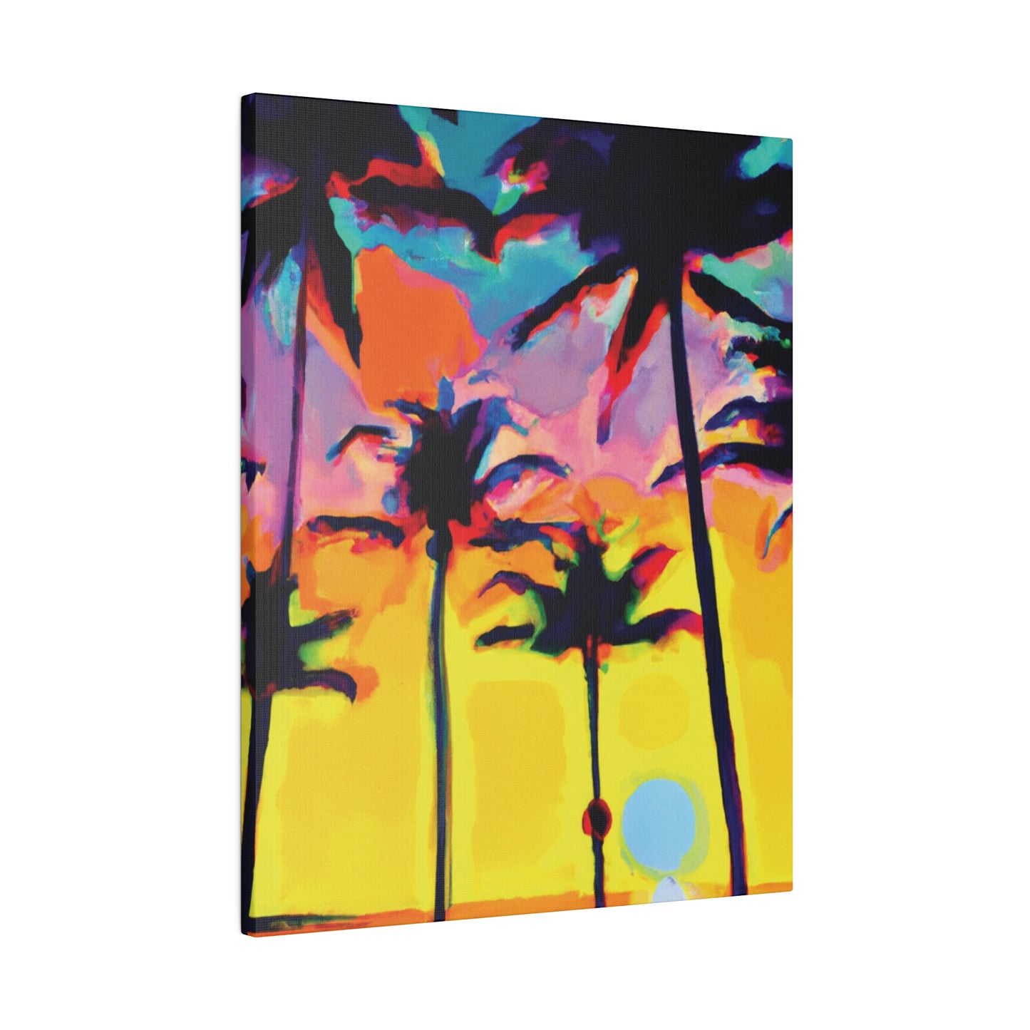 108K - Miami Beach Sunset Painting Print | Miami | Beach | Sunset | Poster | Home Decor | Wall Art | Canvas