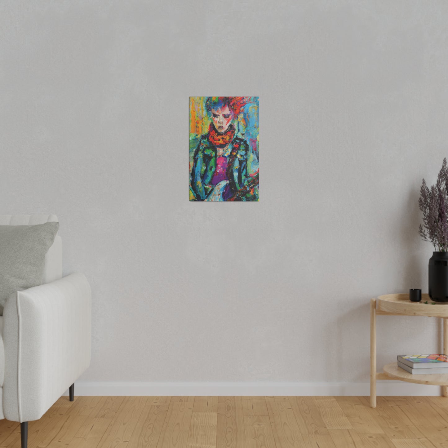 9432X - Rockstar Oil Painting Style Print | Poster | Home Decor | Wall Art | Music Art | Canvas