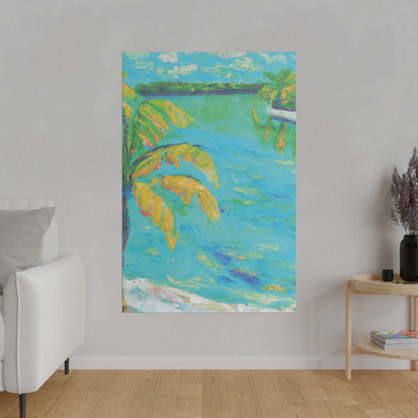 8857G - Bahamas Ocean Painting Print | Bahamas | Ocean | Beach | Poster | Home Decor | Wall Art | Canvas