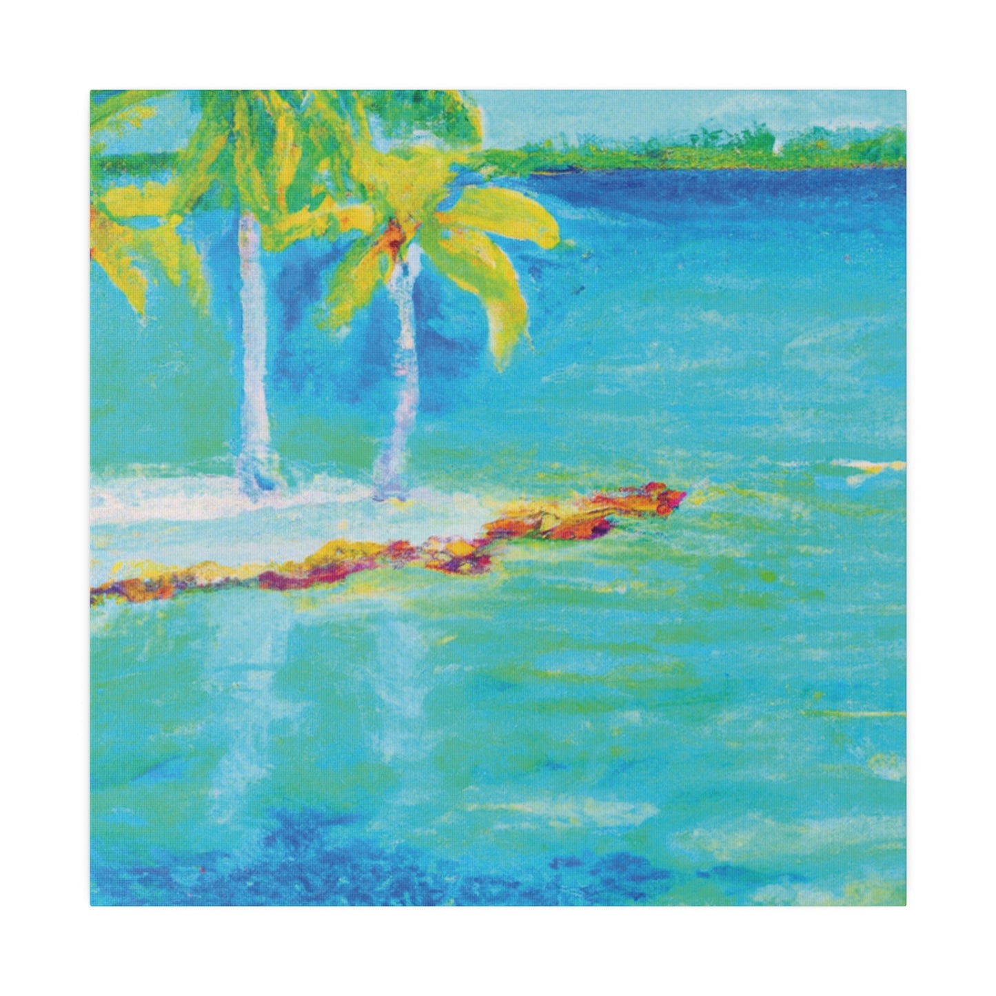 4444R - Bahamas Ocean Painting Print | Bahamas | Ocean | Beach | Poster | Home Decor | Wall Art | Canvas