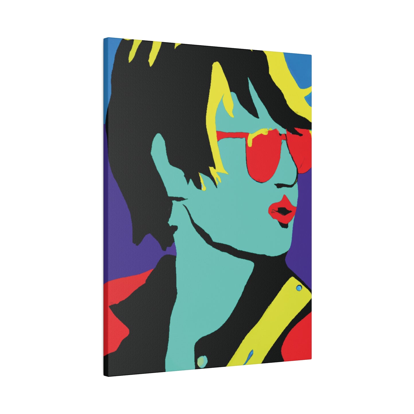 3234H - Rockstar Painting Print | Face | Abstract | Poster | Home Decor | Wall Art | Music Art | Canvas