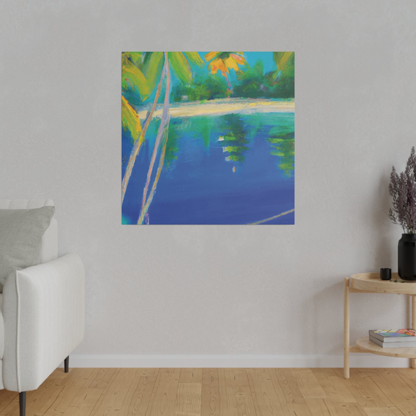 6837T - Bahamas Ocean Painting Print | Bahamas | Ocean | Beach | Poster | Home Decor | Wall Art | Canvas