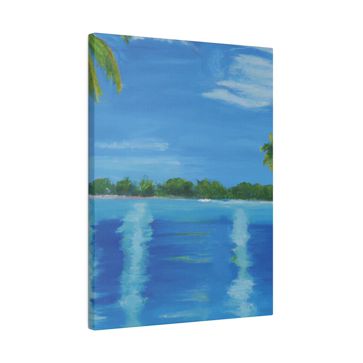 6876O - Bahamas Ocean Painting Print | Bahamas | Ocean | Beach | Poster | Home Decor | Wall Art | Canvas