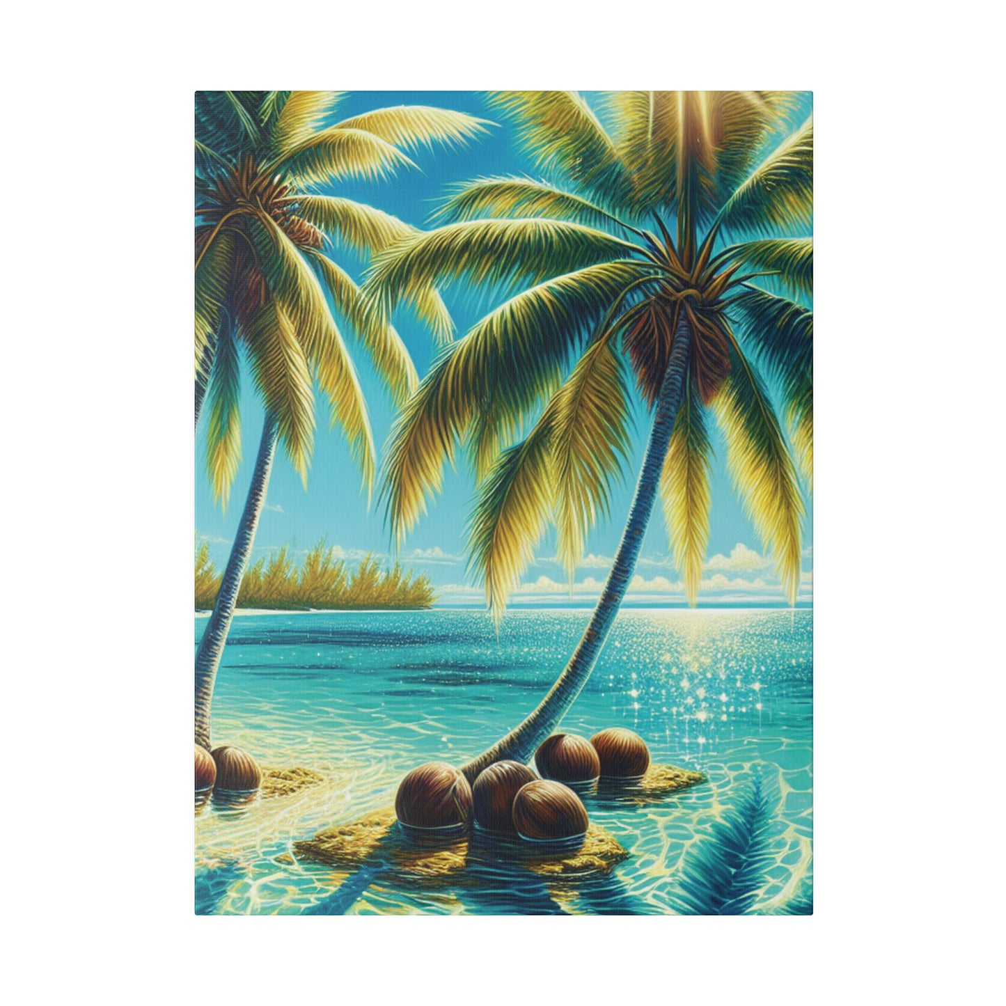 8231M - Bahamas Ocean Painting Print | Bahamas | Ocean | Beach | Poster | Home Decor | Wall Art | Canvas