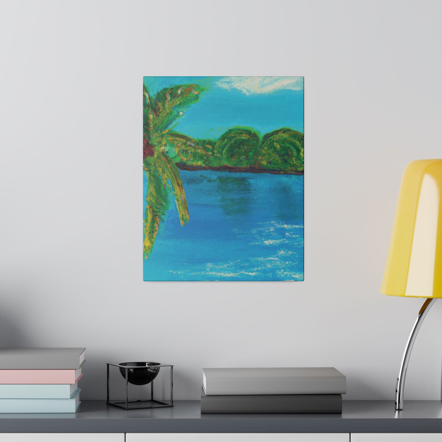 4245A - Bahamas Ocean Painting Print | Bahamas | Ocean | Beach | Poster | Home Decor | Wall Art | Canvas