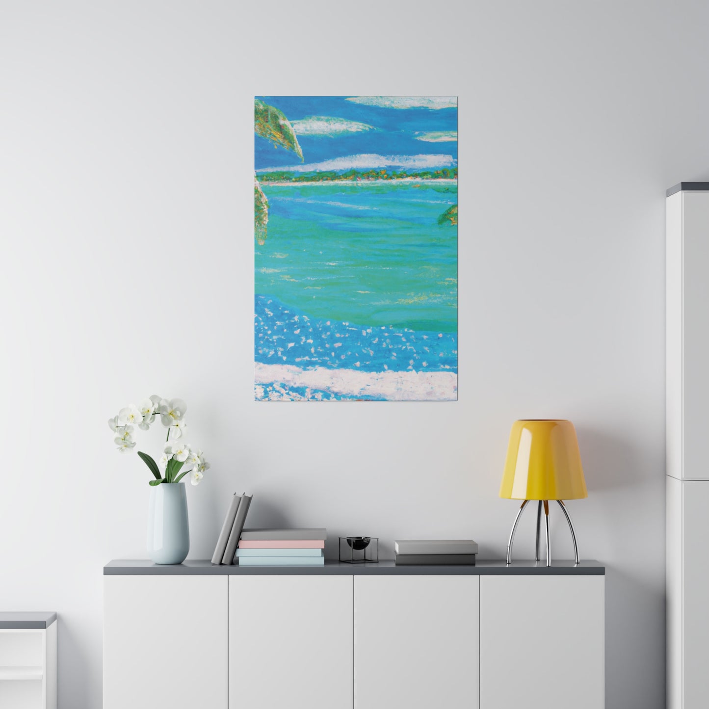 4740W - Bahamas Ocean Painting Print | Bahamas | Ocean | Beach | Poster | Home Decor | Wall Art | Canvas