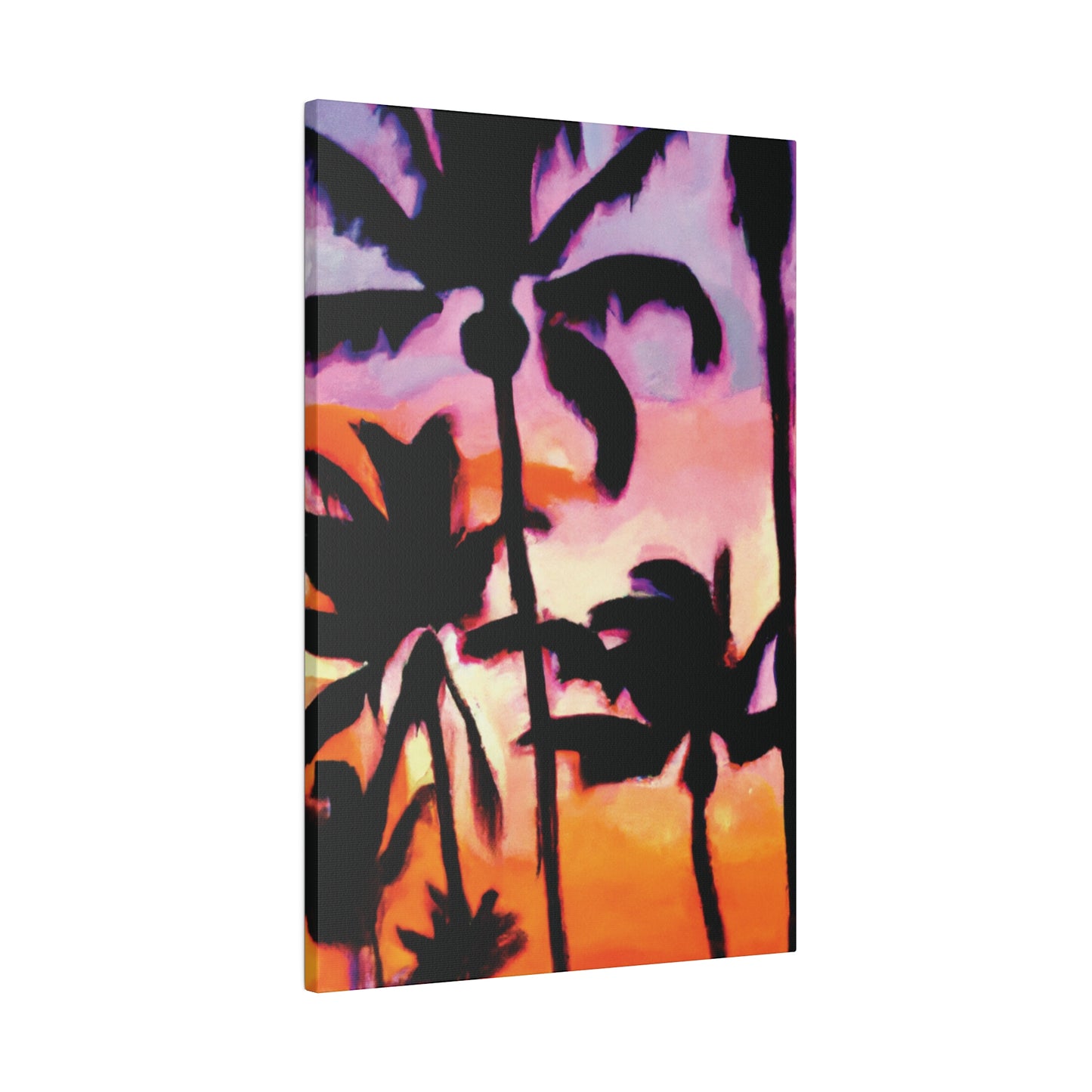 2090A - Miami Beach Sunset Painting Print | Miami | Beach | Sunset | Poster | Home Decor | Wall Art | Canvas