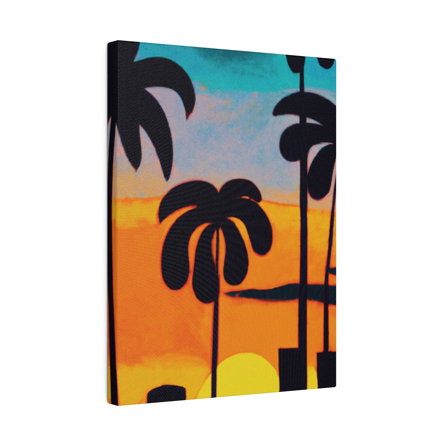 6878U - Miami Beach Sunset Painting Print | Miami | Beach | Sunset | Poster | Home Decor | Wall Art | Canvas