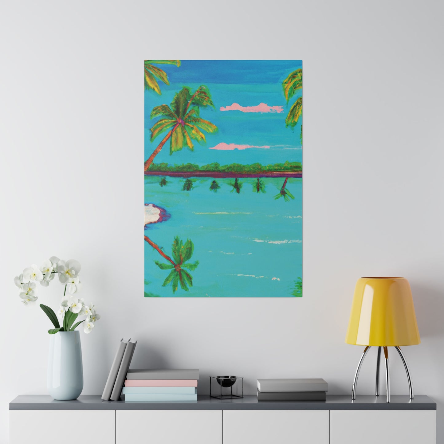 3739G - Bahamas Ocean Painting Print | Bahamas | Ocean | Beach | Poster | Home Decor | Wall Art | Canvas