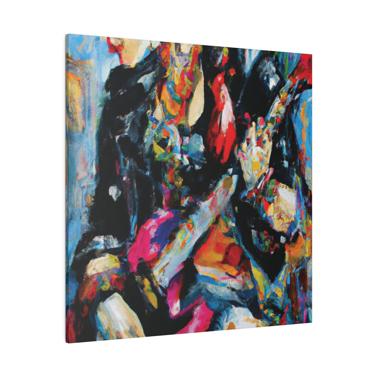 7248A - Rockstar Oil Painting Style Print | Poster | Home Decor | Wall Art | Music Art | Canvas