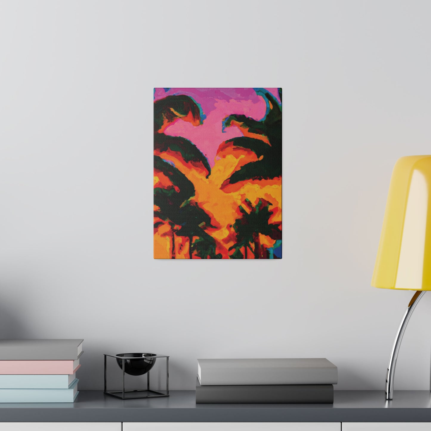 223L - Miami Beach Sunset Painting Print | Miami | Beach | Sunset | Poster | Home Decor | Wall Art | Canvas