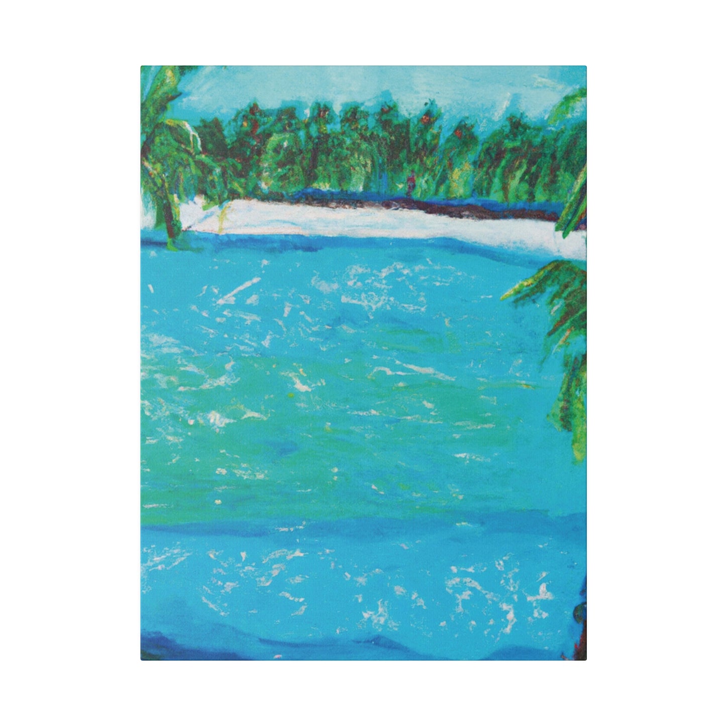 3234T - Bahamas Ocean Painting Print | Bahamas | Ocean | Beach | Poster | Home Decor | Wall Art | Canvas