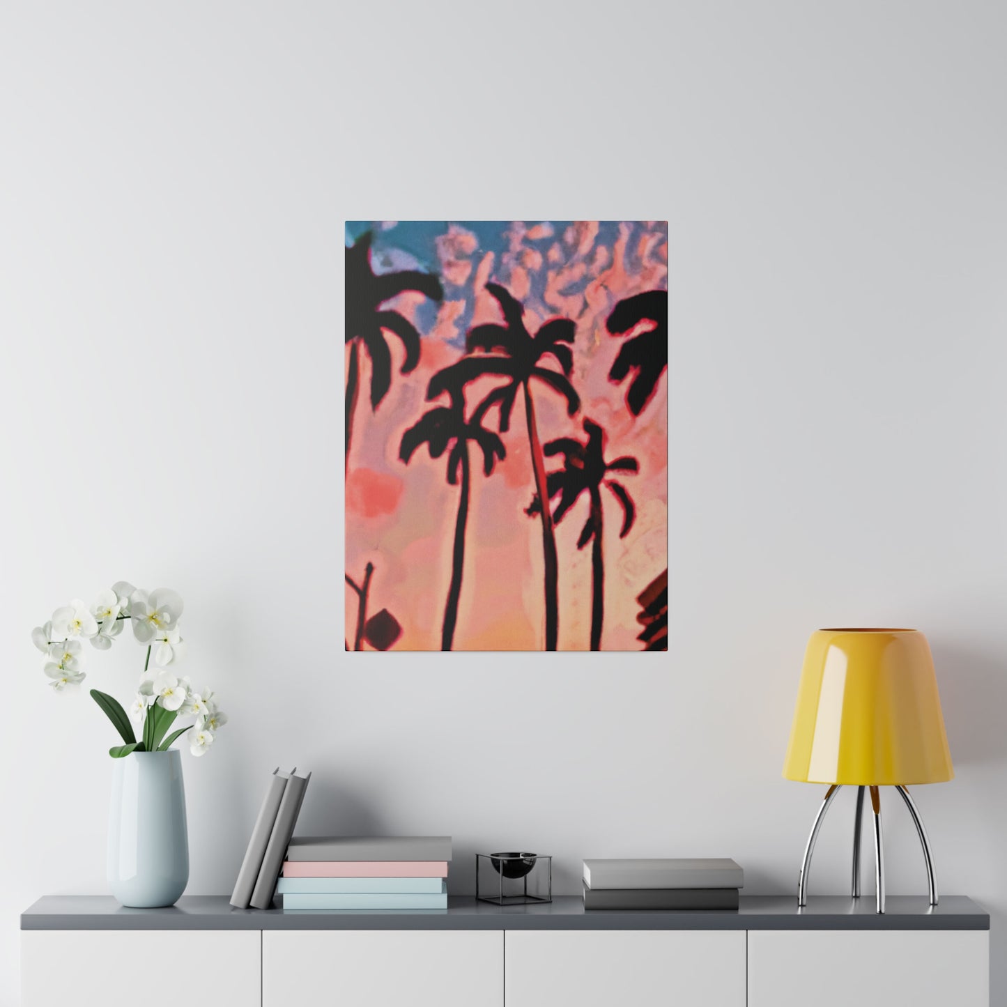 3784J - Miami Beach Sunset Painting Print | Miami | Beach | Sunset | Poster | Home Decor | Wall Art | Canvas