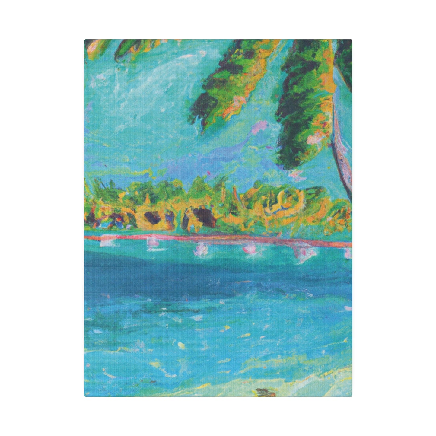 4831J - Bahamas Ocean Painting Print | Bahamas | Ocean | Beach | Poster | Home Decor | Wall Art | Canvas
