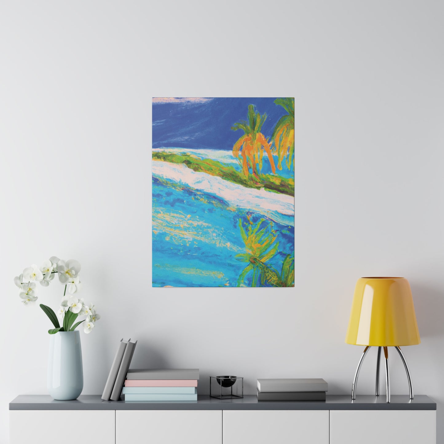 7697G - Bahamas Ocean Painting Print | Bahamas | Ocean | Beach | Poster | Home Decor | Wall Art | Canvas