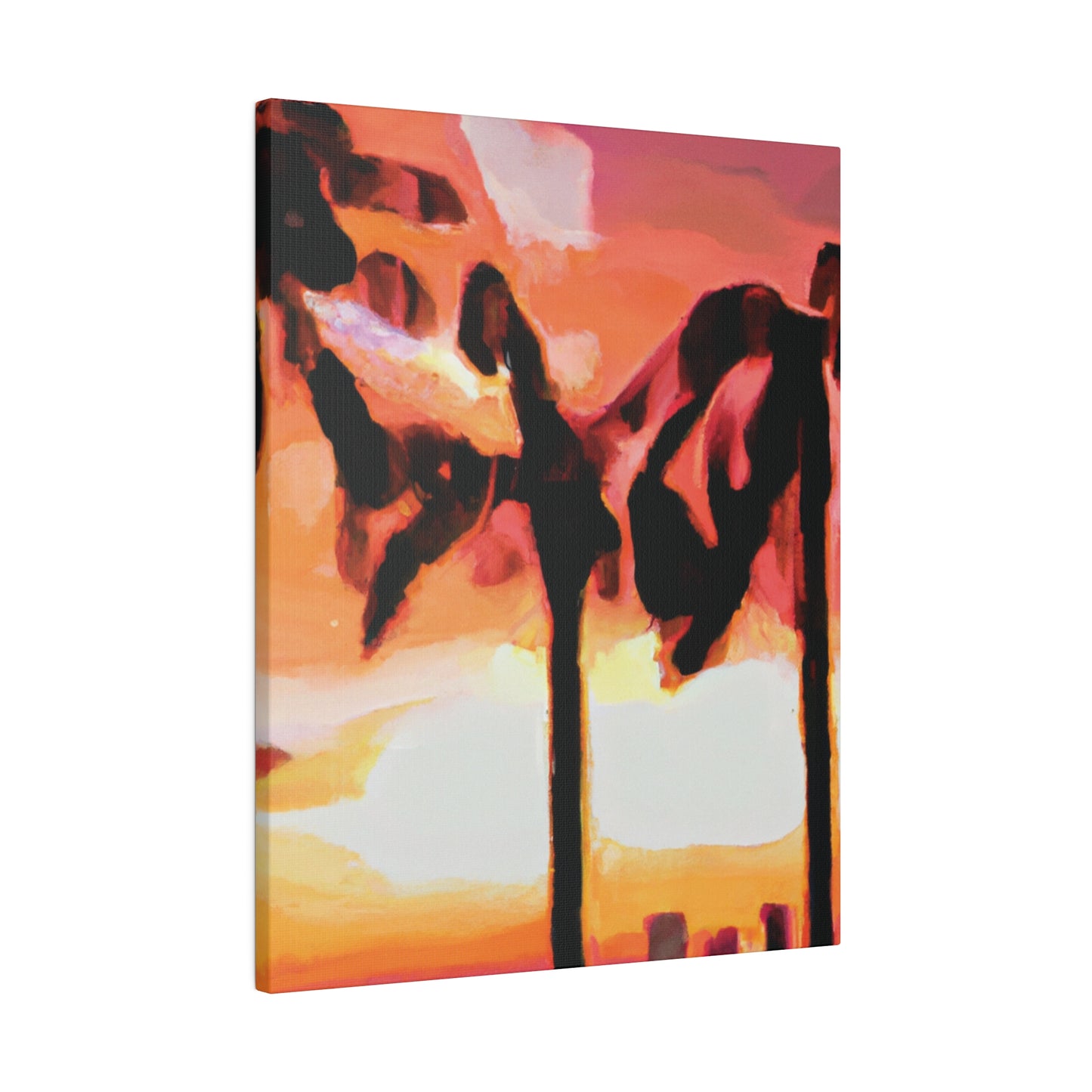 6372O - Miami Beach Sunset Painting Print | Miami | Beach | Sunset | Poster | Home Decor | Wall Art | Canvas