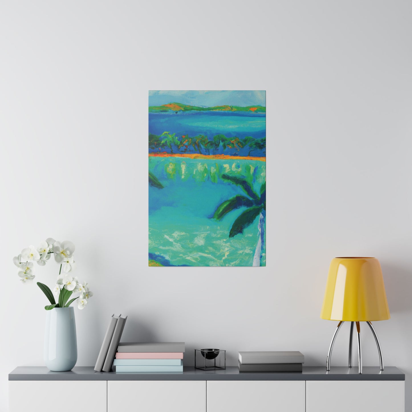 3784F - Bahamas Ocean Painting Print | Bahamas | Ocean | Beach | Poster | Home Decor | Wall Art | Canvas