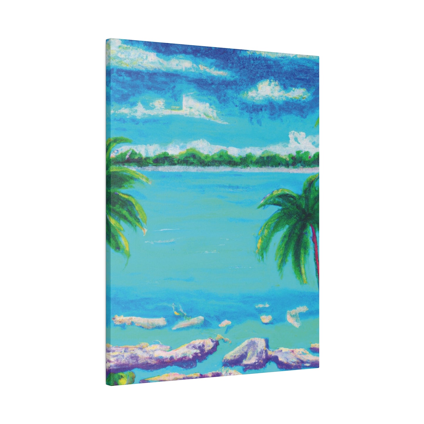 9293Y - Bahamas Ocean Painting Print | Bahamas | Ocean | Beach | Poster | Home Decor | Wall Art | Canvas