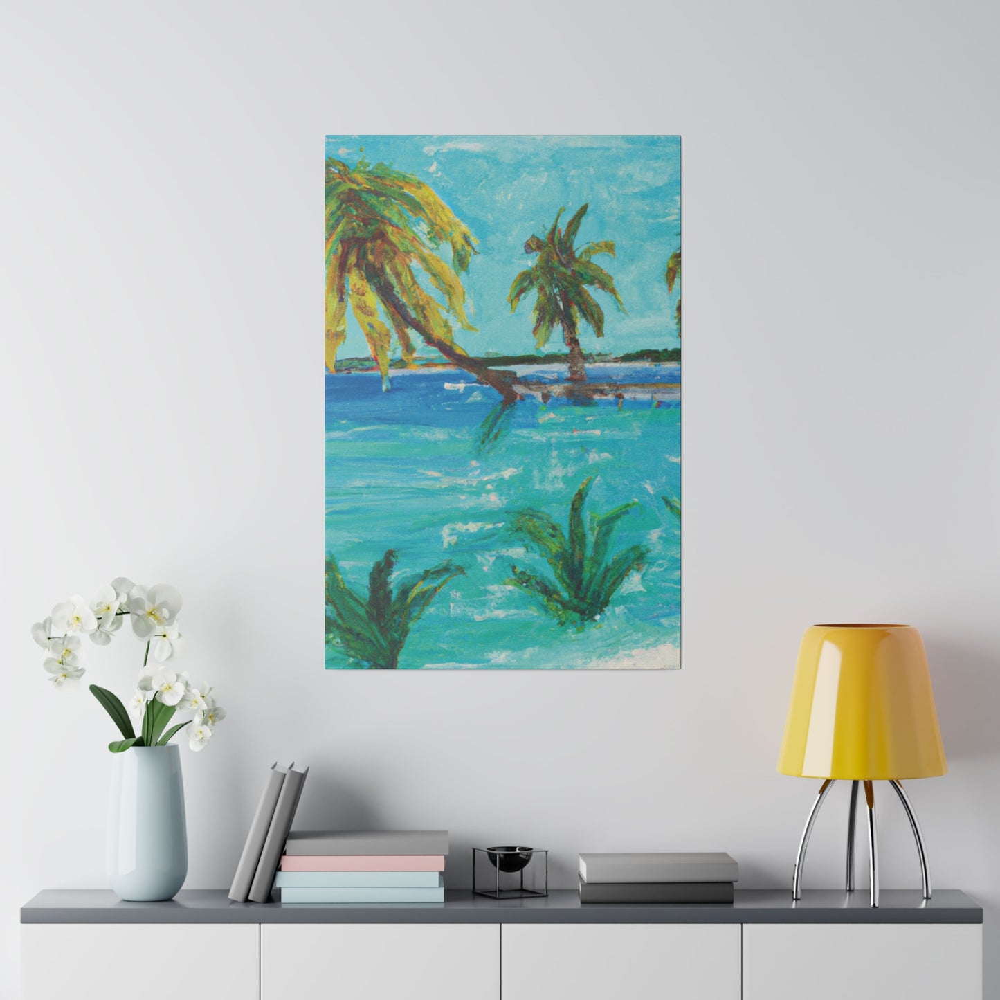 3256T - Bahamas Ocean Painting Print | Bahamas | Ocean | Beach | Poster | Home Decor | Wall Art | Canvas