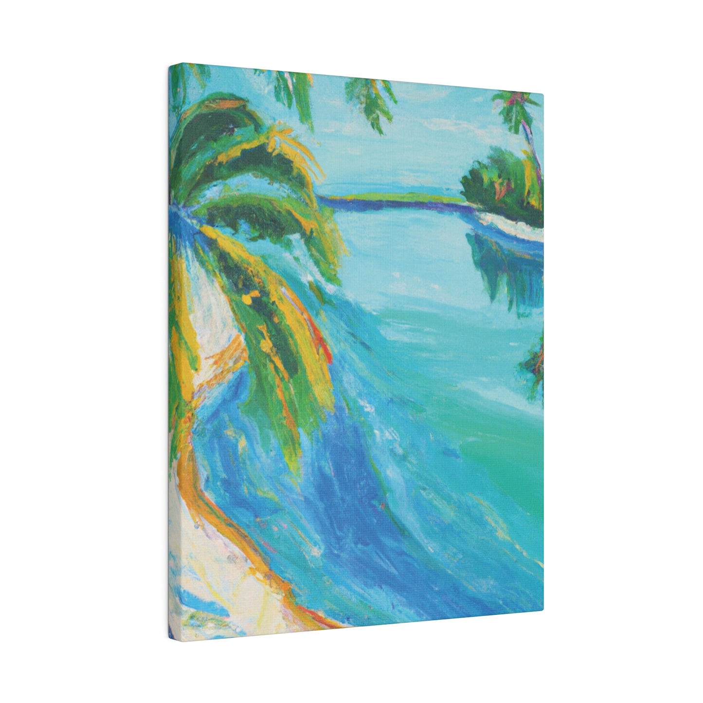 5339K - Bahamas Ocean Painting Print | Bahamas | Ocean | Beach | Poster | Home Decor | Wall Art | Canvas