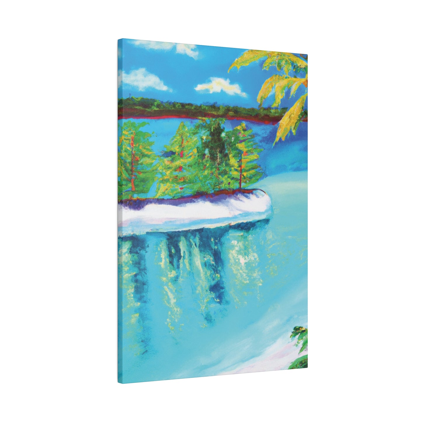 7186C - Bahamas Ocean Painting Print | Bahamas | Ocean | Beach | Poster | Home Decor | Wall Art | Canvas