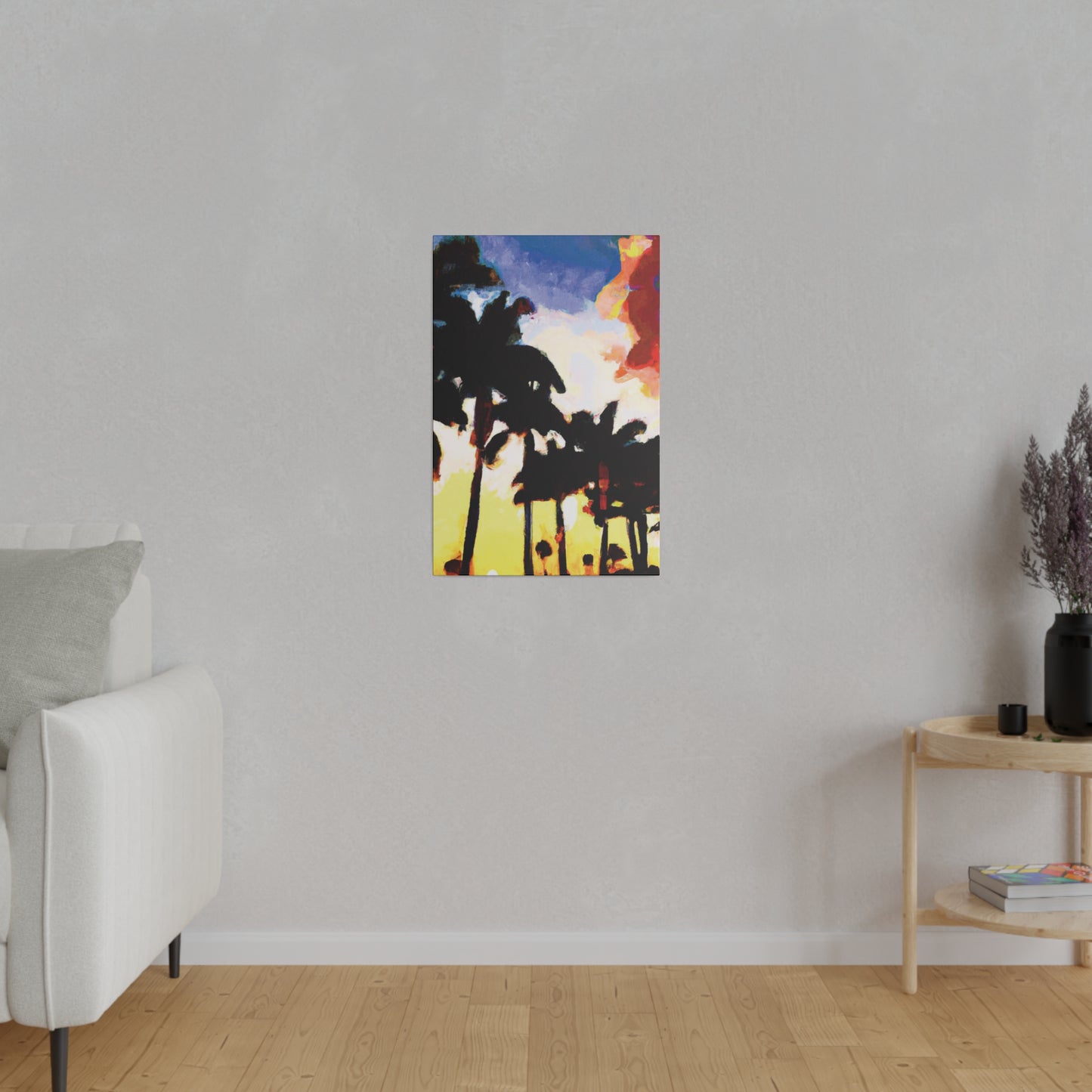 9127M - Miami Beach Sunset Painting Print | Miami | Beach | Sunset | Poster | Home Decor | Wall Art | Canvas