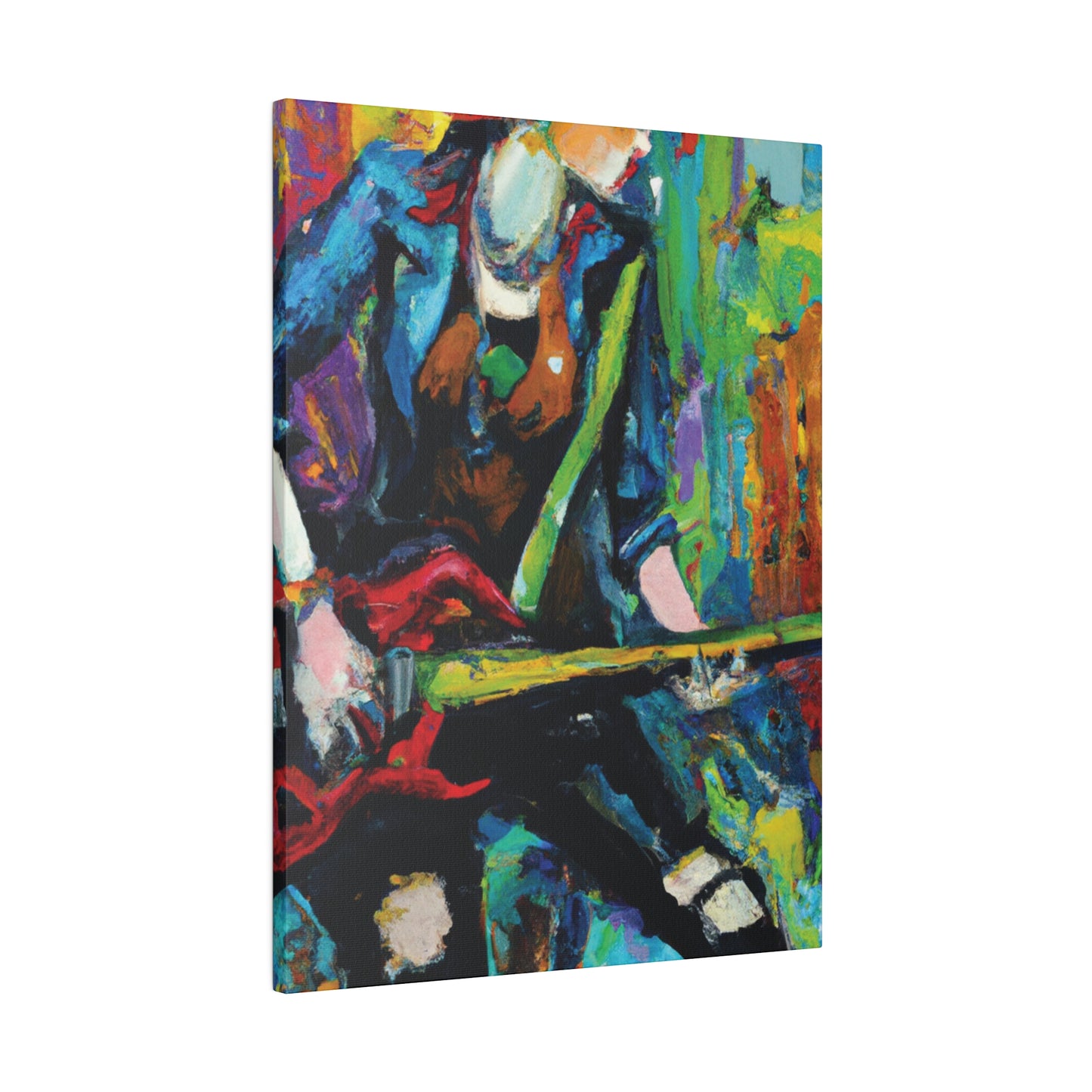 2285H - Rockstar Oil Painting Style Print | Poster | Home Decor | Wall Art | Music Art | Canvas