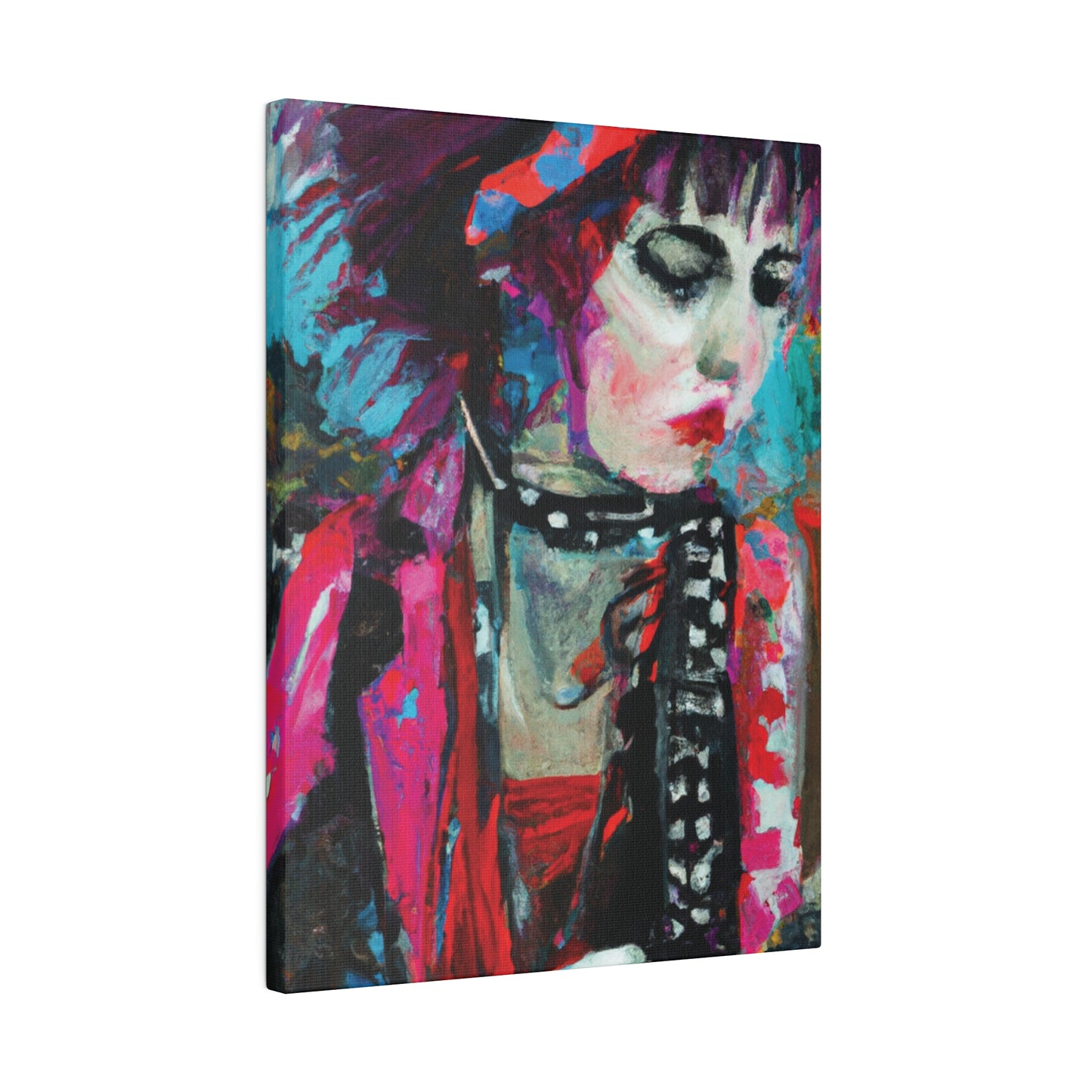 9225T - Rockstar Oil Painting Style Print | Poster | Home Decor | Wall Art | Music Art | Canvas