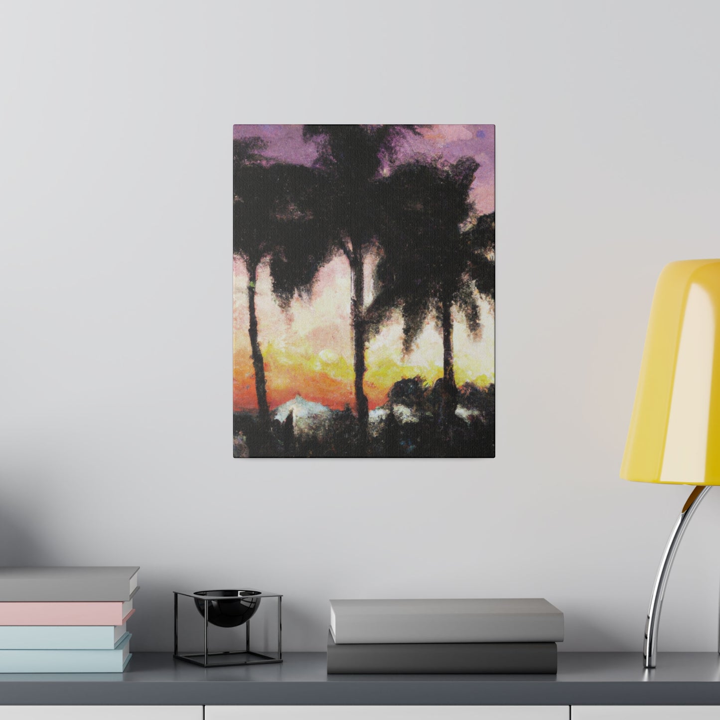 8185A - Miami Beach Sunset Painting Print | Miami | Beach | Sunset | Poster | Home Decor | Wall Art | Canvas