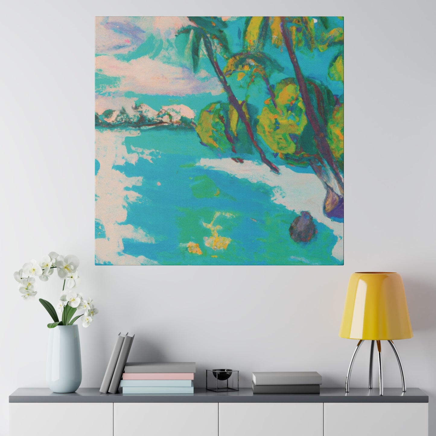 1787U - Bahamas Ocean Painting Print | Bahamas | Ocean | Beach | Poster | Home Decor | Wall Art | Canvas