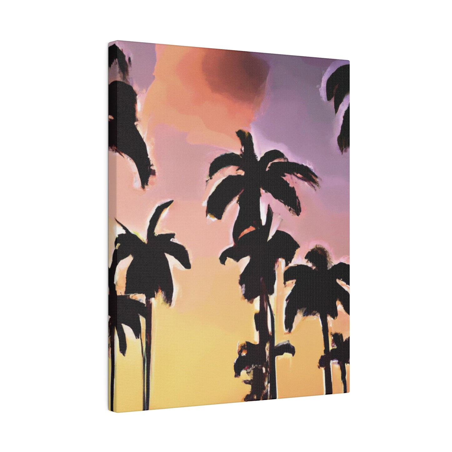 7792Z - Miami Beach Sunset Painting Print | Miami | Beach | Sunset | Poster | Home Decor | Wall Art | Canvas