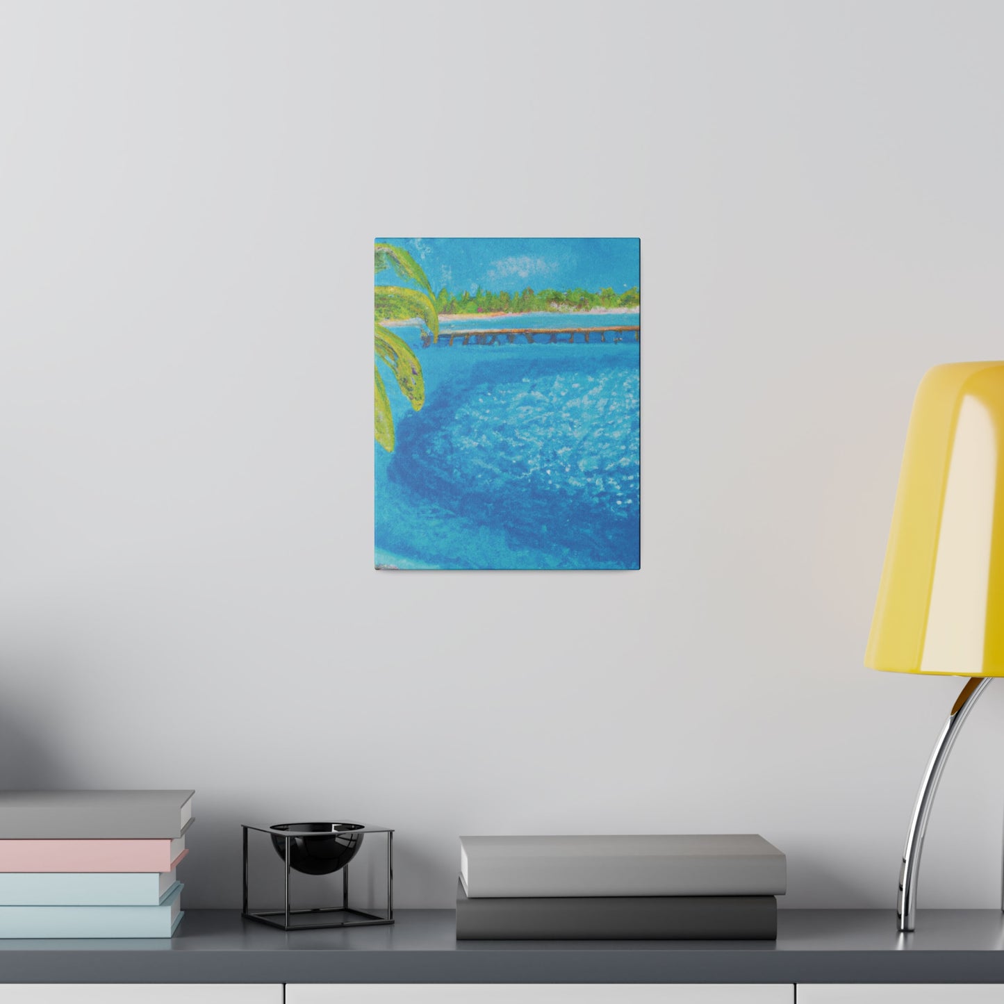 9462U - Bahamas Ocean Painting Print | Bahamas | Ocean | Beach | Poster | Home Decor | Wall Art | Canvas