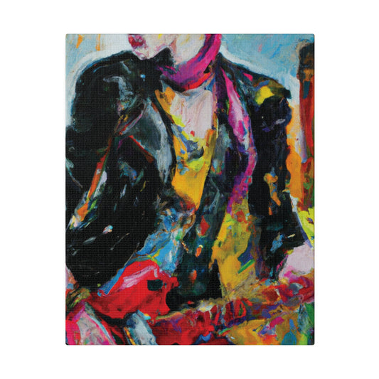 8178F - Rockstar Oil Painting Style Print | Poster | Home Decor | Wall Art | Music Art | Canvas