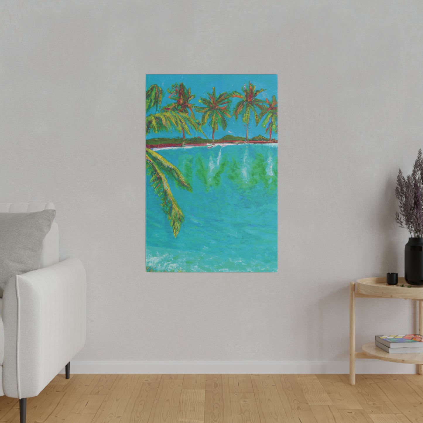 3255Q - Bahamas Ocean Painting Print | Bahamas | Ocean | Beach | Poster | Home Decor | Wall Art | Canvas