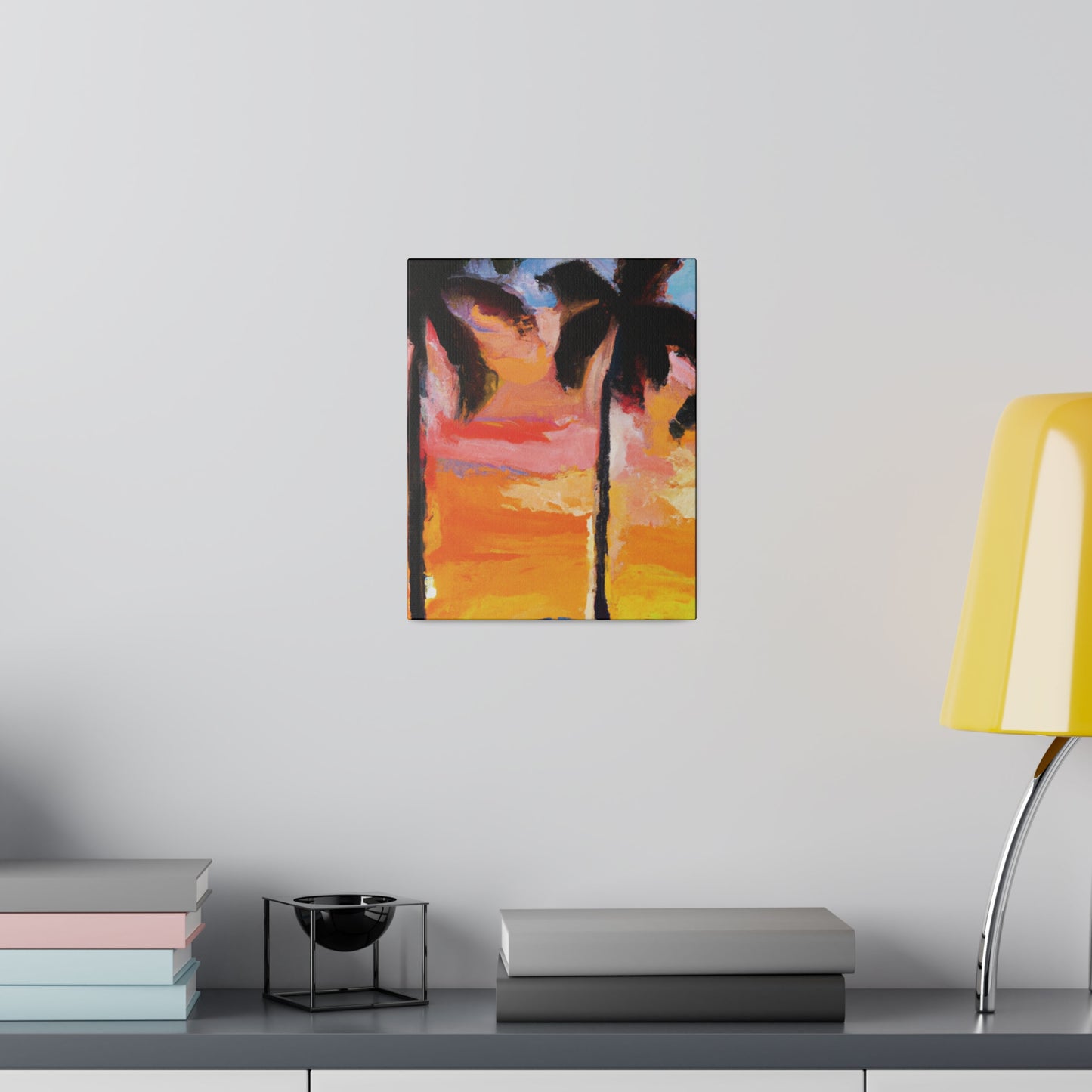 3236E - Miami Beach Sunset Painting Print | Miami | Beach | Sunset | Poster | Home Decor | Wall Art | Canvas