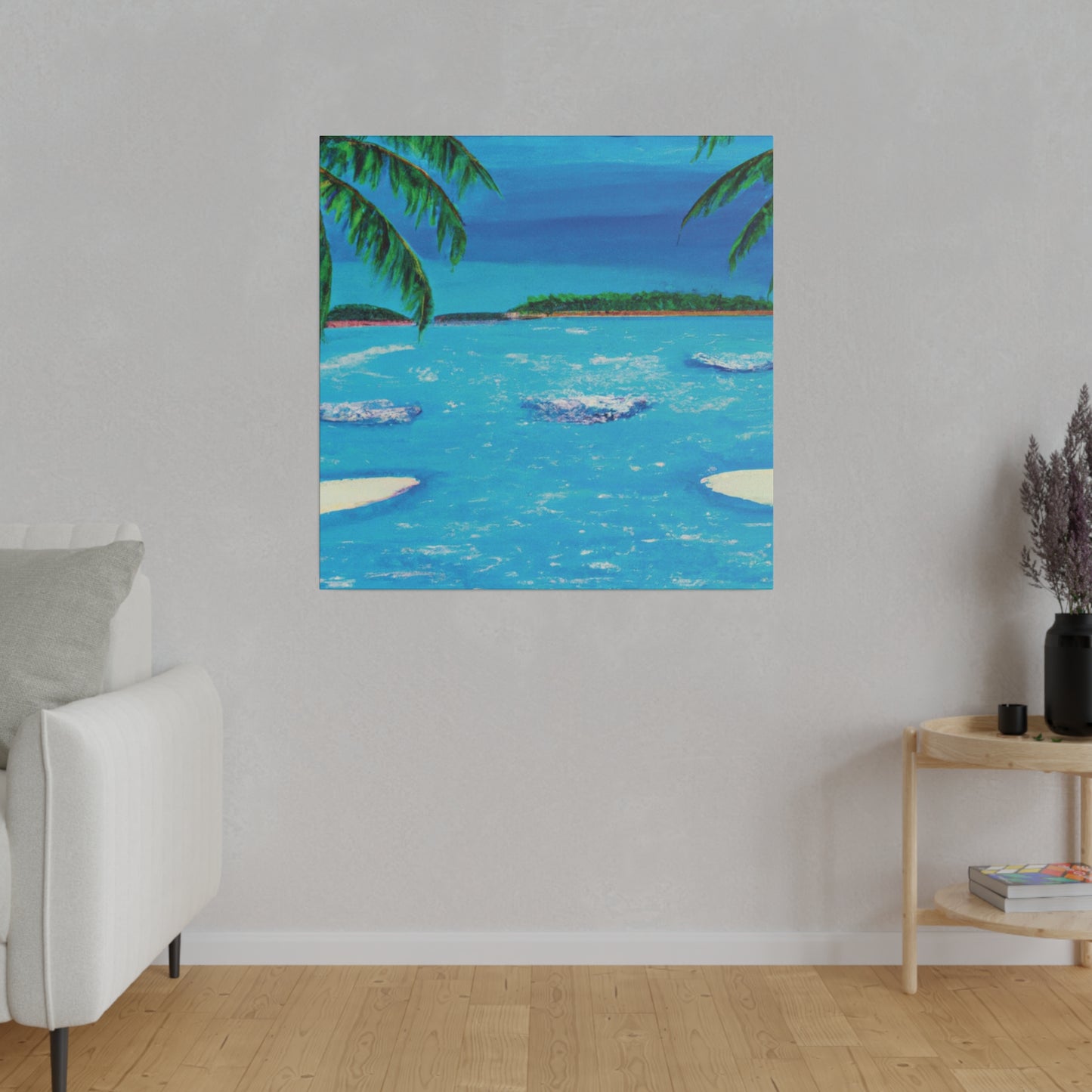 7239Z - Bahamas Ocean Painting Print | Bahamas | Ocean | Beach | Poster | Home Decor | Wall Art | Canvas