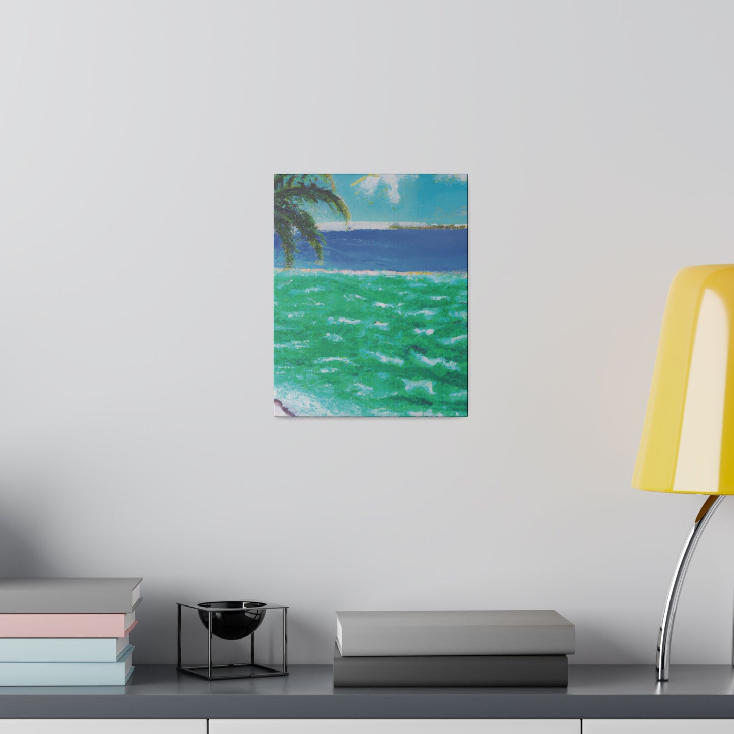 8274K - Bahamas Ocean Painting Print | Bahamas | Ocean | Beach | Poster | Home Decor | Wall Art | Canvas